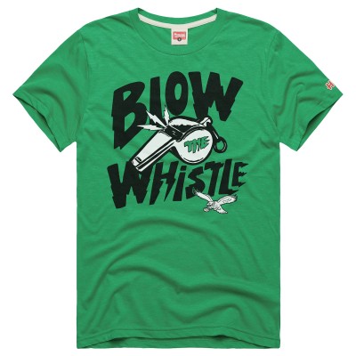 Футболка Philadelphia Eagles Homage Unisex Blow The Whistle Tri-Blend - Kelly Green