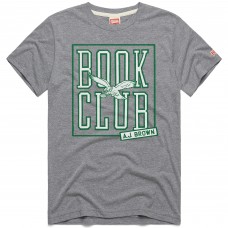 Футболка A.J. Brown Philadelphia Eagles Homage Book Club Tri-Blend - Gray