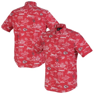 Kansas City Chiefs Reyn Spooner Red Kekai Performance Button-Down Shirt