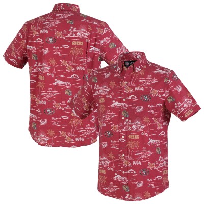 San Francisco 49ers Reyn Spooner Scarlet Kekai Performance Button-Down Shirt