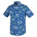 Seattle Seahawks Reyn Spooner Blue Throwback Kekai Performance Button-Down Shirt