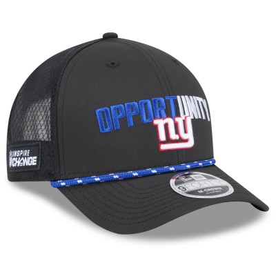 Бейсболка New York Giants New Era Black 2025 Inspire Change 9FORTY M-Crown