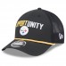 Бейсболка Pittsburgh Steelers New Era Black 2025 Inspire Change 9FORTY M-Crown
