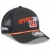 Бейсболка Cincinnati Bengals New Era Black 2025 Inspire Change 9FORTY M-Crown