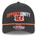 Бейсболка Cincinnati Bengals New Era Black 2025 Inspire Change 9FORTY M-Crown
