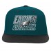 Подростковая Philadelphia Eagles Outerstuff Green Midnight Team Gradient Deadstock Snapback Hat