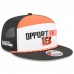 Бейсболка Cincinnati Bengals New Era White/Black 2025 Inspire Change Split Panel 9FIFTY Snapback