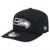 Бейсболка Seattle Seahawks New Era Black/White 19TWENTY