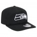 Бейсболка Seattle Seahawks New Era Black/White 19TWENTY