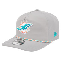 Miami Dolphins New Era Gray Rope 19TWENTY Hat
