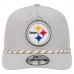 Pittsburgh Steelers New Era Gray Rope 19TWENTY Hat