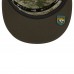 Бейсболка Jacksonville Jaguars New Era Dark Green 2025 Salute to Service Split Panel 9FIFTY Snapback