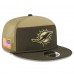 Бейсболка Miami Dolphins New Era Dark Green 2025 Salute to Service Split Panel 9FIFTY Snapback Бейсболка Miami Dolphins New Era Dark Green 2025 Salute to Service Split Panel 9FIFTY Snapback