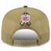 Бейсболка Miami Dolphins New Era Dark Green 2025 Salute to Service Split Panel 9FIFTY Snapback