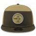 Бейсболка Pittsburgh Steelers New Era Dark Green 2025 Salute to Service Split Panel 9FIFTY Snapback