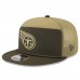 Бейсболка Tennessee Titans New Era Dark Green 2025 Salute to Service Split Panel 9FIFTY Snapback
