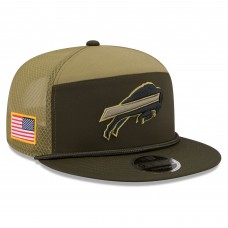 Бейсболка Buffalo Bills New Era Dark Green 2025 Salute to Service Split Panel 9FIFTY Snapback