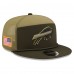 Бейсболка Buffalo Bills New Era Dark Green 2025 Salute to Service Split Panel 9FIFTY Snapback