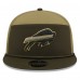 Бейсболка Buffalo Bills New Era Dark Green 2025 Salute to Service Split Panel 9FIFTY Snapback