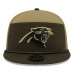 Бейсболка Carolina Panthers New Era Dark Green 2025 Salute to Service Split Panel 9FIFTY Snapback