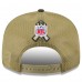 Бейсболка Green Bay Packers New Era Dark Green 2025 Salute to Service Split Panel 9FIFTY Snapback