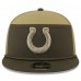 Бейсболка Indianapolis Colts New Era Dark Green 2025 Salute to Service Split Panel 9FIFTY Snapback