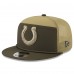 Бейсболка Indianapolis Colts New Era Dark Green 2025 Salute to Service Split Panel 9FIFTY Snapback