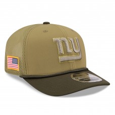 Бейсболка New York Giants New Era Green 2025 Salute to Service 9SEVENTY