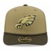 Бейсболка Philadelphia Eagles New Era Green 2025 Salute to Service 9SEVENTY