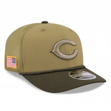 Бейсболка Chicago Bears New Era Green 2025 Salute to Service 9SEVENTY