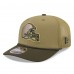 Бейсболка Cleveland Browns New Era Green 2025 Salute to Service 9SEVENTY