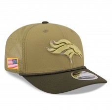 Бейсболка Denver Broncos New Era Green 2025 Salute to Service 9SEVENTY