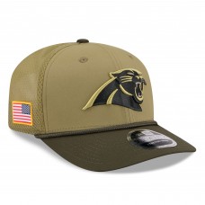 Бейсболка Carolina Panthers New Era Green 2025 Salute to Service 9SEVENTY