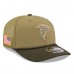 Бейсболка Atlanta Falcons New Era Green 2025 Salute to Service 9SEVENTY