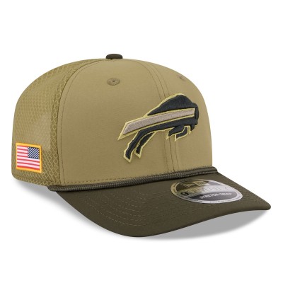 Бейсболка Buffalo Bills New Era Green 2025 Salute to Service 9SEVENTY