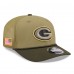 Бейсболка Green Bay Packers New Era Green 2025 Salute to Service 9SEVENTY