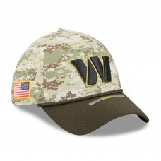 Бейсболка Washington Commanders New Era Camo 2025 Salute to Service 39THIRTY