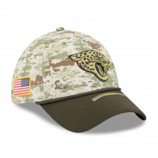 Бейсболка Jacksonville Jaguars New Era Camo 2025 Salute to Service 39THIRTY