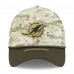 Бейсболка Miami Dolphins New Era Camo 2025 Salute to Service 39THIRTY