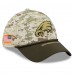 Бейсболка Philadelphia Eagles New Era Camo 2025 Salute to Service 39THIRTY
