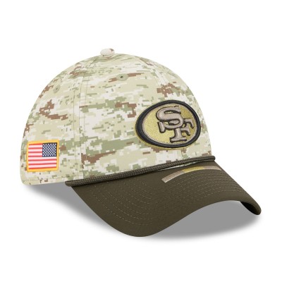 Бейсболка San Francisco 49ers New Era Camo 2025 Salute to Service 39THIRTY