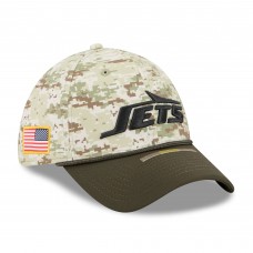 Бейсболка New York Jets New Era Camo 2025 Salute to Service 39THIRTY