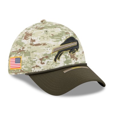 Бейсболка Buffalo Bills New Era Camo 2025 Salute to Service 39THIRTY