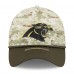 Бейсболка Carolina Panthers New Era Camo 2025 Salute to Service 39THIRTY