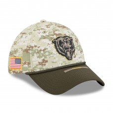 Бейсболка Chicago Bears New Era Camo 2025 Salute to Service 39THIRTY