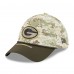 Бейсболка Green Bay Packers New Era Camo 2025 Salute to Service 39THIRTY
