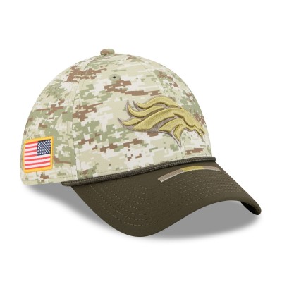 Бейсболка Denver Broncos New Era Camo 2025 Salute to Service 39THIRTY