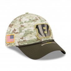 Бейсболка Cincinnati Bengals New Era Camo 2025 Salute to Service 39THIRTY