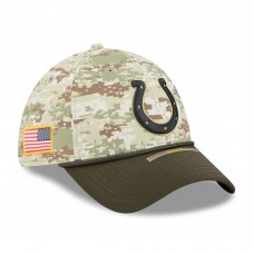 Бейсболка Indianapolis Colts New Era Camo 2025 Salute to Service 39THIRTY