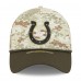 Бейсболка Indianapolis Colts New Era Camo 2025 Salute to Service 39THIRTY